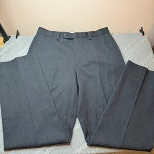 Brooks Brothers Madison Pants Mens Black Slacks Dress Wool Casual Preppy 32x30